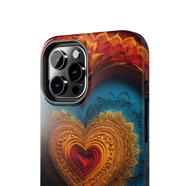 Infinite Love Mandala - Tough Phone Case - Phone Case - g(0D·IO) - iPhone 13 Mini - -