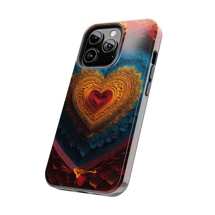 Infinite Love Mandala - Tough Phone Case - Phone Case - g(0D·IO) - iPhone 13 Mini - -