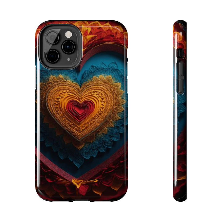 Infinite Love Mandala - Tough Phone Case - Phone Case - g(0D·IO) - iPhone 11 Pro - -