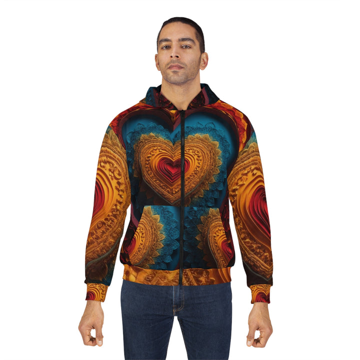 Infinite Love Mandala - Unisex Zip Hoodie - All Over Prints - g(0D·IO) - XS - -