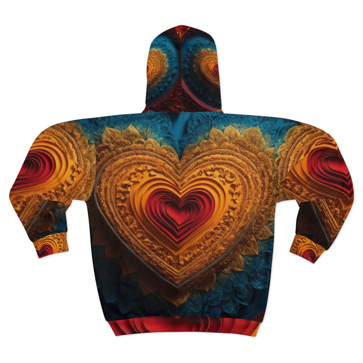 Infinite Love Mandala - Unisex Zip Hoodie - All Over Prints - g(0D·IO) - XS - -