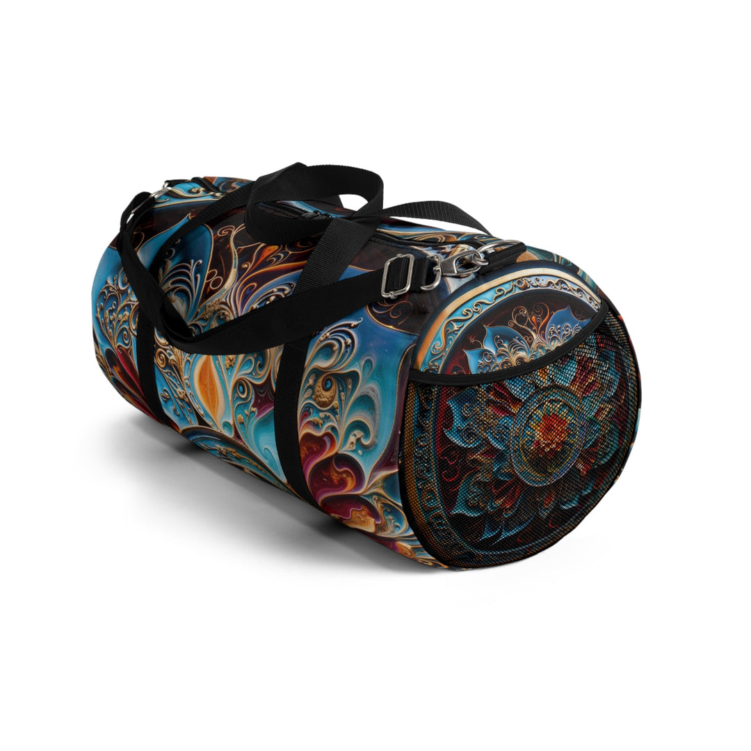 Intricate Floral Mandala - Duffle Bag - Bags - g(0D·IO) - Large - -