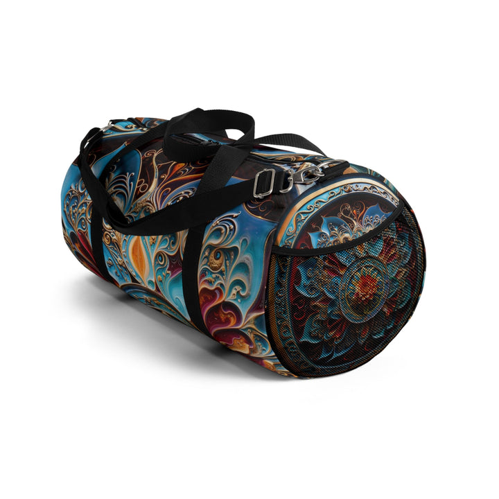 Intricate Floral Mandala - Duffle Bag - Bags - g(0D·IO) - Large - -