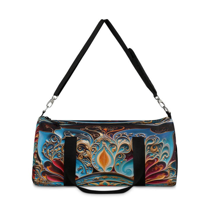 Intricate Floral Mandala - Duffle Bag - Bags - g(0D·IO) - Large - -