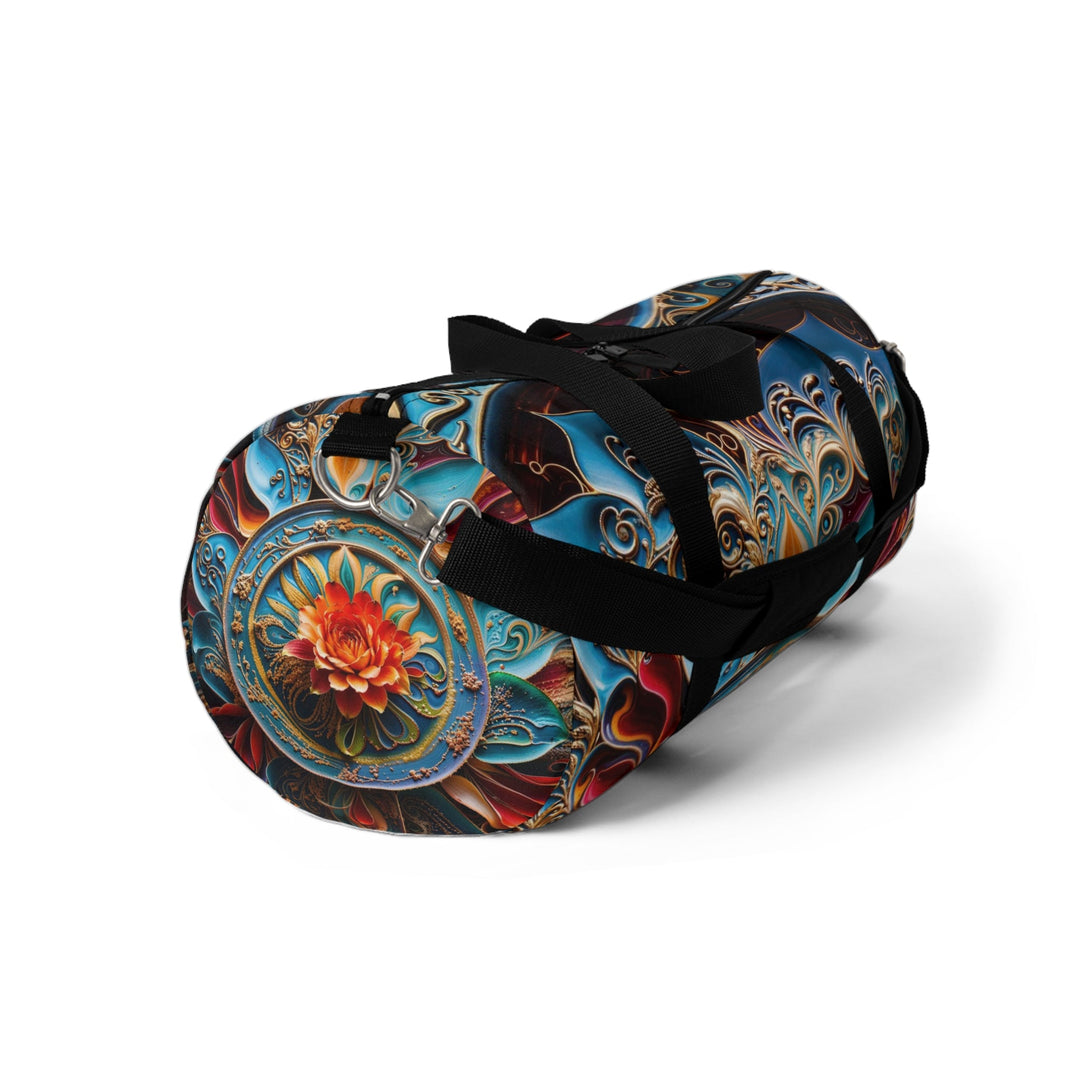 Intricate Floral Mandala - Duffle Bag - Bags - g(0D·IO) - Large - -