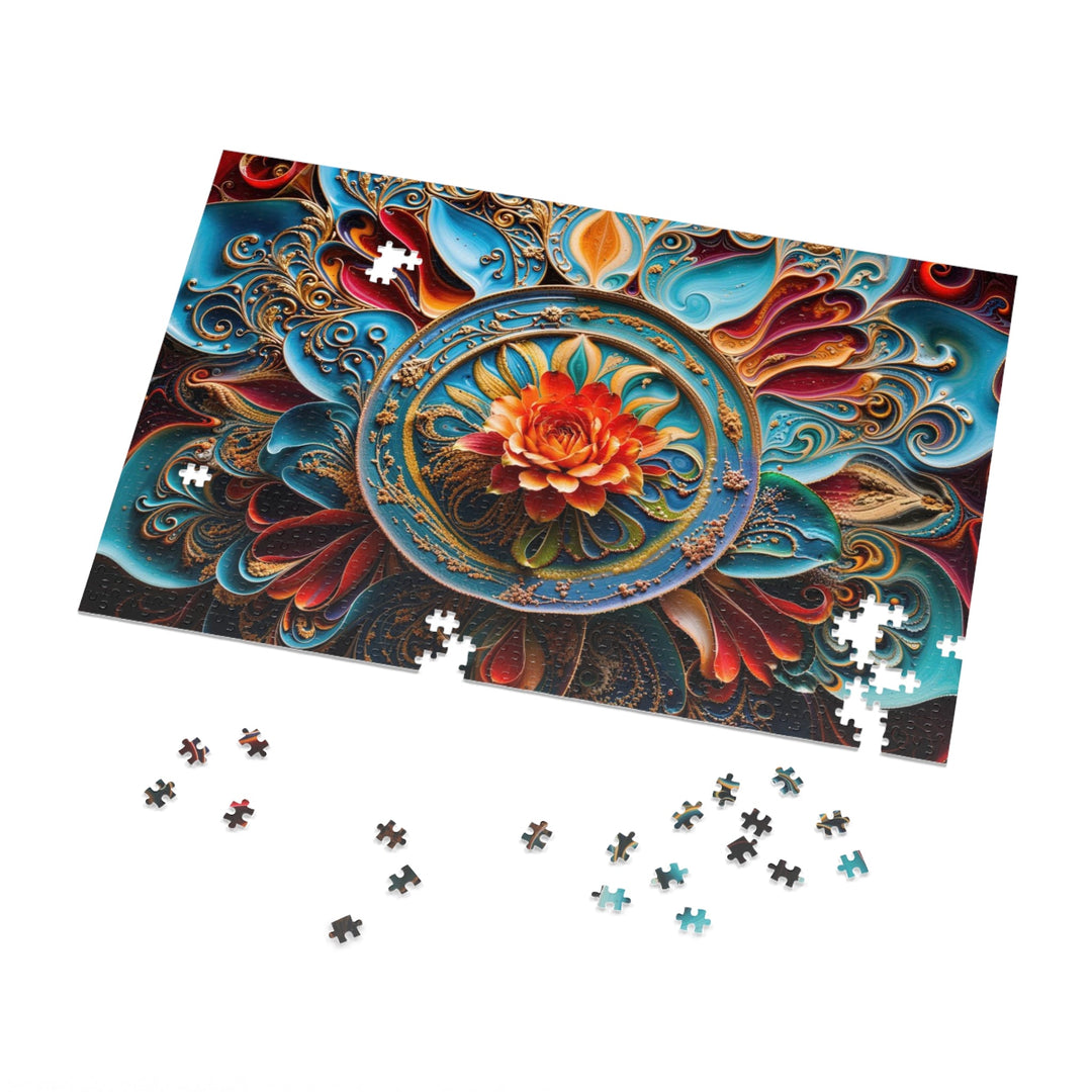 Intricate Floral Mandala - Jigsaw Puzzle (100, 252, 500, 1000 pieces) - Puzzle - g(0D·IO) - 29.25" × 19.75" (1000 pcs) - -
