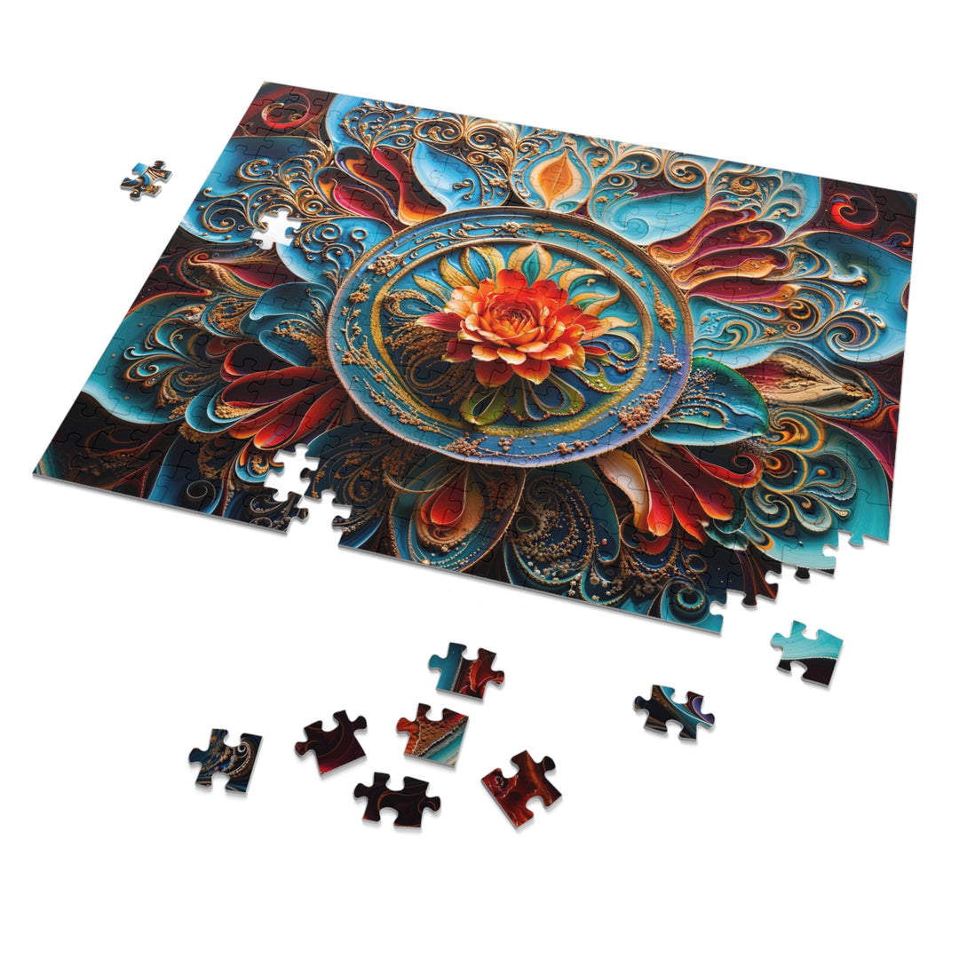 Intricate Floral Mandala - Jigsaw Puzzle (100, 252, 500, 1000 pieces) - Puzzle - g(0D·IO) - 29.25" × 19.75" (1000 pcs) - -
