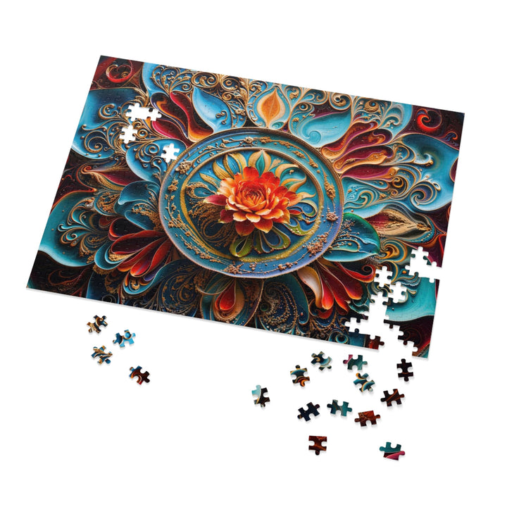 Intricate Floral Mandala - Jigsaw Puzzle (100, 252, 500, 1000 pieces) - Puzzle - g(0D·IO) - 29.25" × 19.75" (1000 pcs) - -