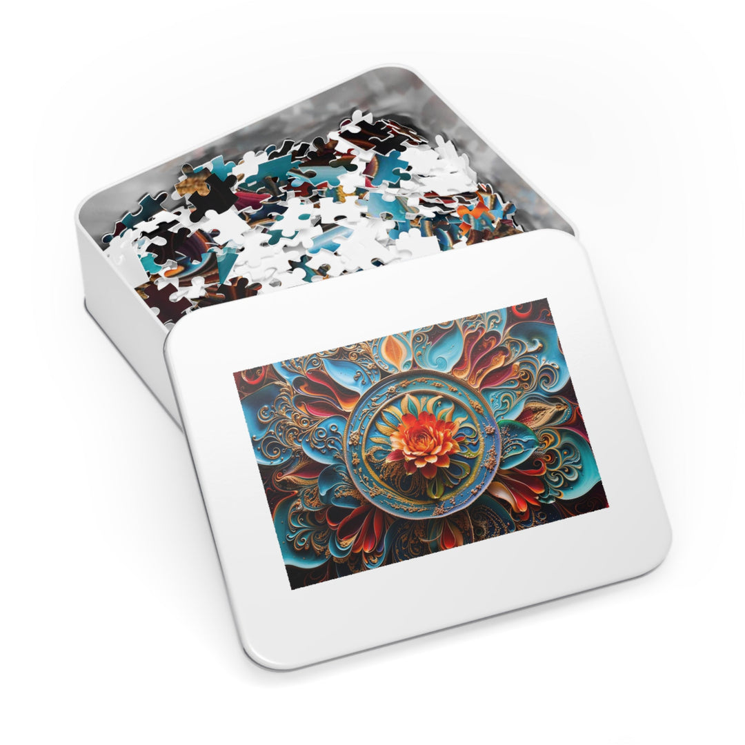 Intricate Floral Mandala - Jigsaw Puzzle (100, 252, 500, 1000 pieces) - Puzzle - g(0D·IO) - 29.25" × 19.75" (1000 pcs) - -
