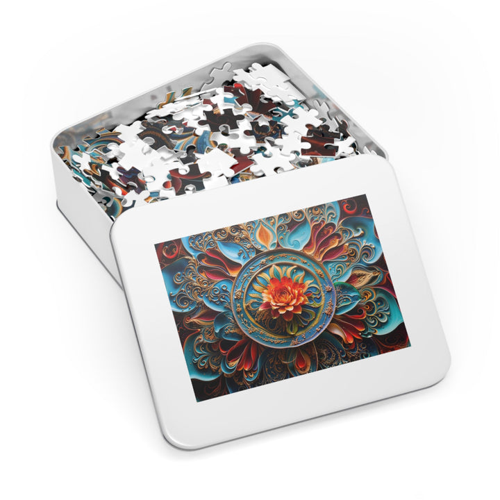 Intricate Floral Mandala - Jigsaw Puzzle (100, 252, 500, 1000 pieces) - Puzzle - g(0D·IO) - 29.25" × 19.75" (1000 pcs) - -