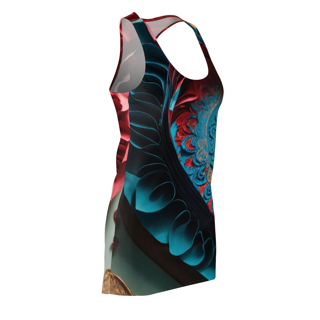 Intricate Layered Heart - Racerback Dress - All Over Prints - g(0D·IO) - XS - -