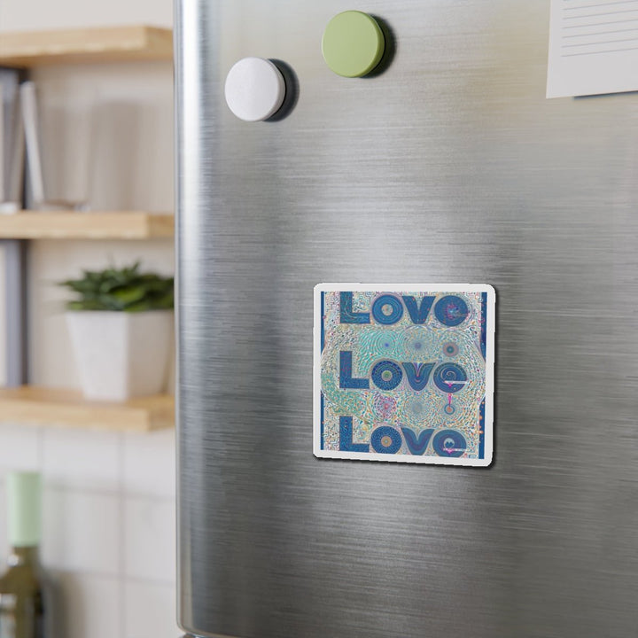 Intricate Love Mandala - Die-cut Magnet - Home Decor - g(0D·IO) - 6 × 6" - Die-Cut - 1 pc