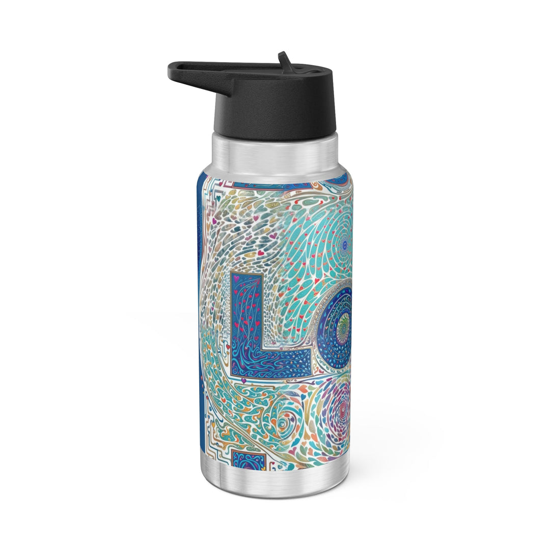 Intricate Love Mandala - Gator Tumbler 32oz - Mug - g(0D·IO) - Silver - 32oz -