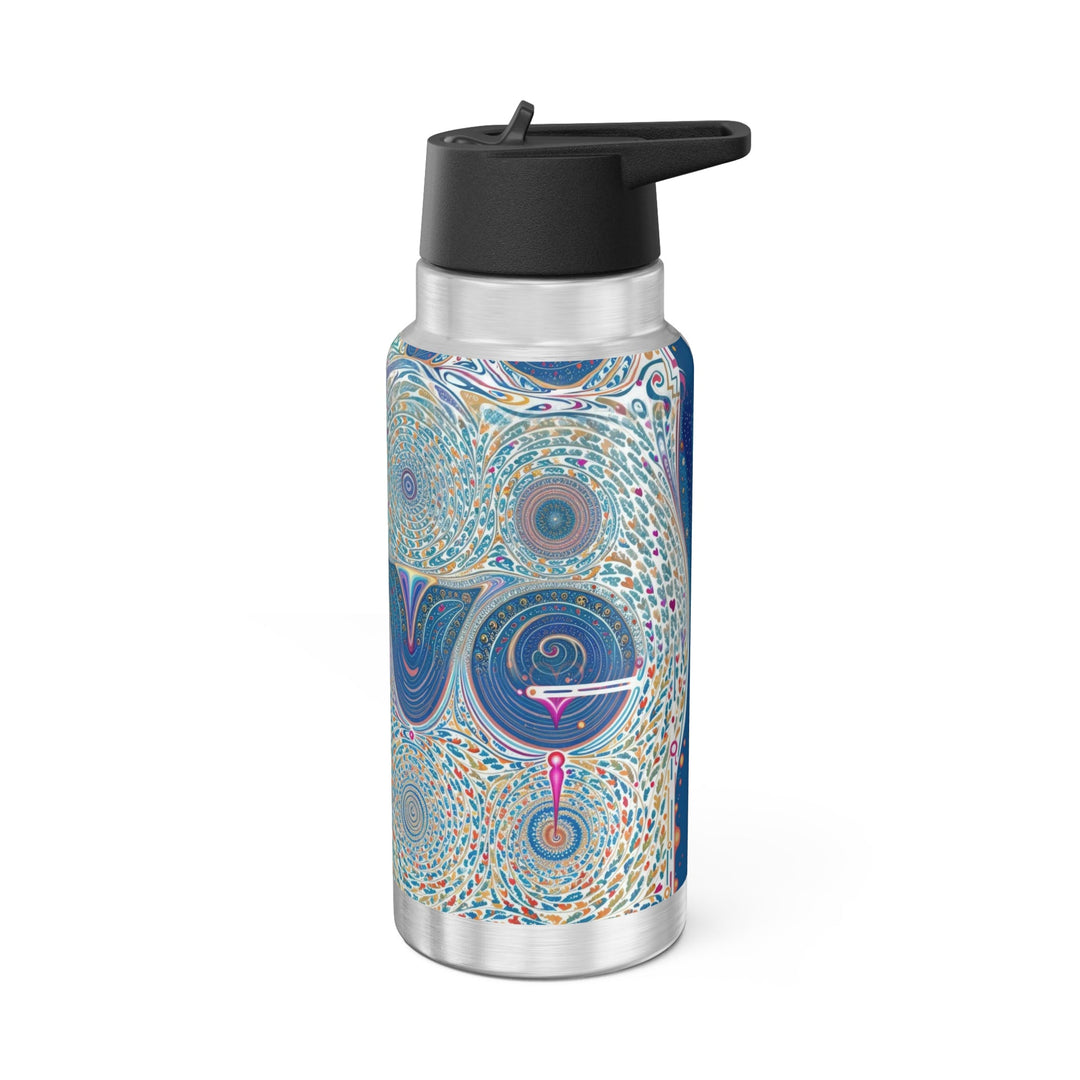 Intricate Love Mandala - Gator Tumbler 32oz - Mug - g(0D·IO) - Silver - 32oz -