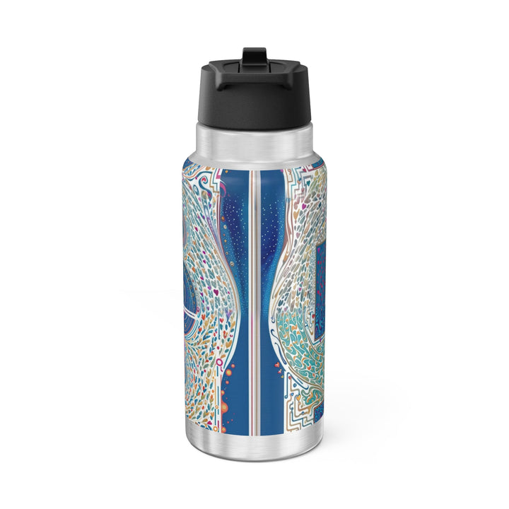 Intricate Love Mandala - Gator Tumbler 32oz - Mug - g(0D·IO) - Silver - 32oz -