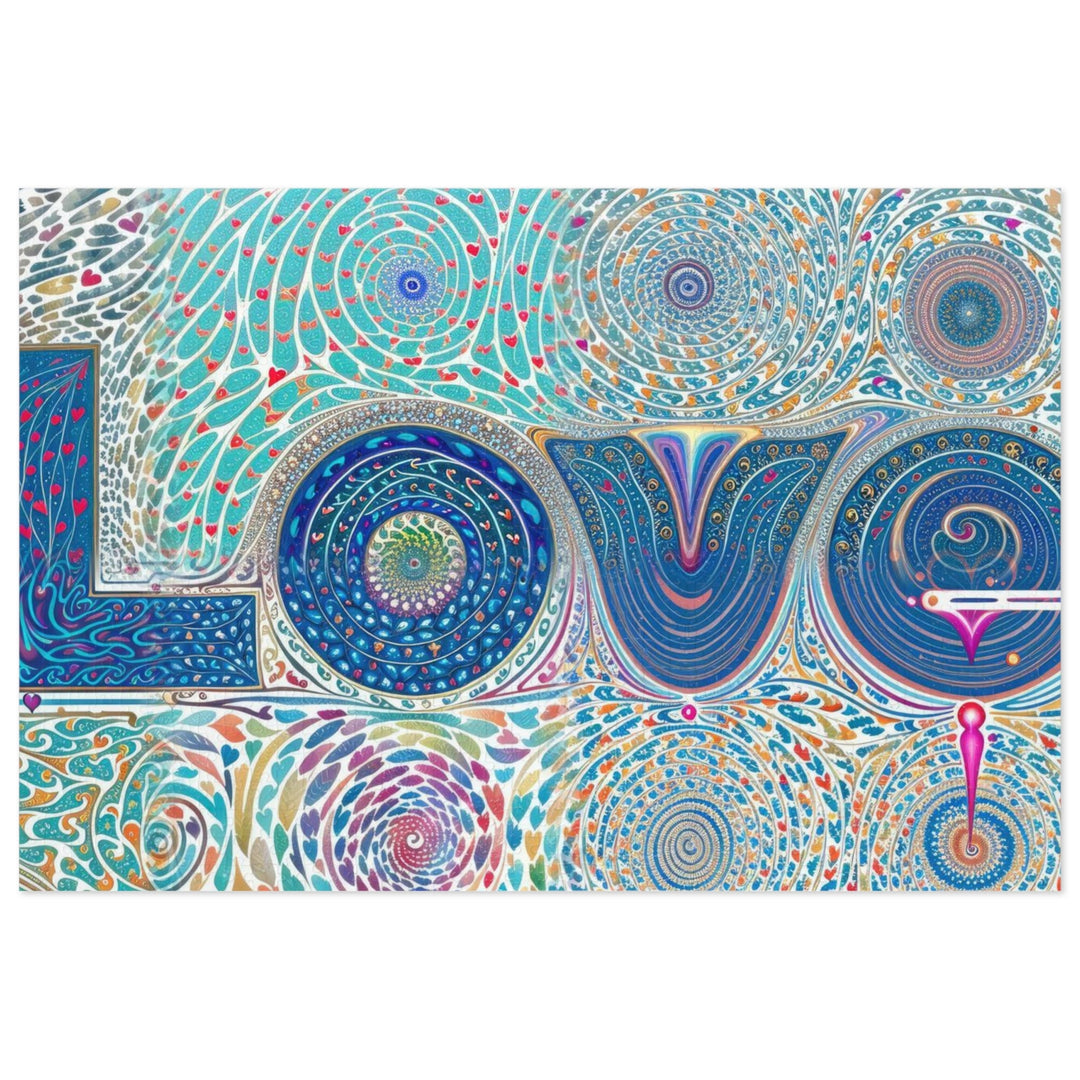 Intricate Love Mandala - Jigsaw Puzzle (100, 252, 500, 1000 pieces) - Puzzle - g(0D·IO) - 29.25" × 19.75" (1000 pcs) - -