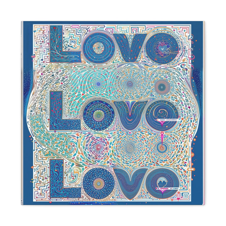 Intricate Love Mandala - Matte Canvas Print 1.25" - Canvas - g(0D·IO) - 24″ x 24″ - 1.25" -