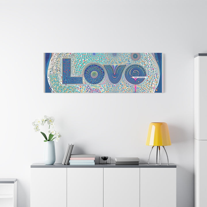 Intricate Love Mandala - Matte Canvas Print 1.25" - Canvas - g(0D·IO) - 36" x 36" - 1.25" -