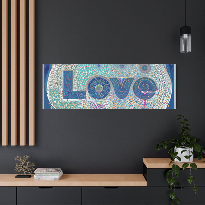 Intricate Love Mandala - Matte Canvas Print 1.25" - Canvas - g(0D·IO) - 36" x 36" - 1.25" -