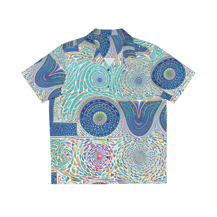 Intricate Love Mandala - Men's Hawaiian Shirt - All Over Prints - g(0D·IO) - S - Black -