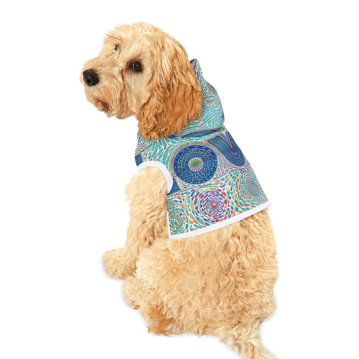 Intricate Love Mandala - Pet Hoodie - Pets - g(0D·IO) - XXS - Black Rib -