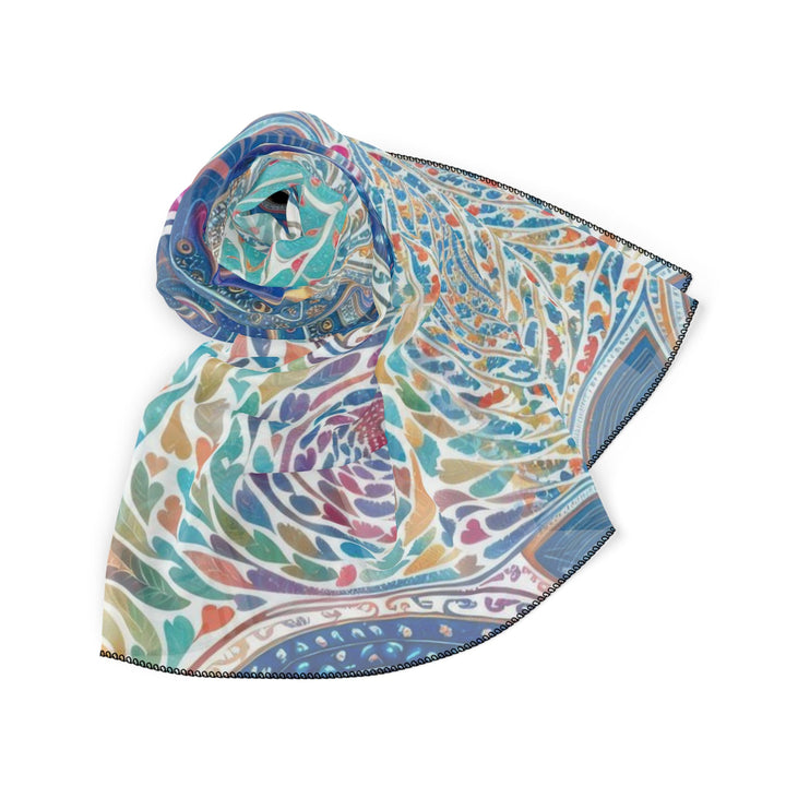 Intricate Love Mandala - Poly Scarf - Accessories - g(0D·IO) - Poly chiffon - 50" × 50" -