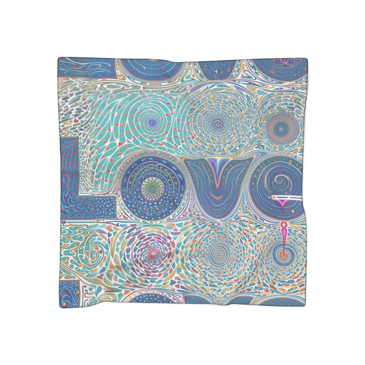 Intricate Love Mandala - Poly Scarf - Accessories - g(0D·IO) - Poly chiffon - 25" × 25" -