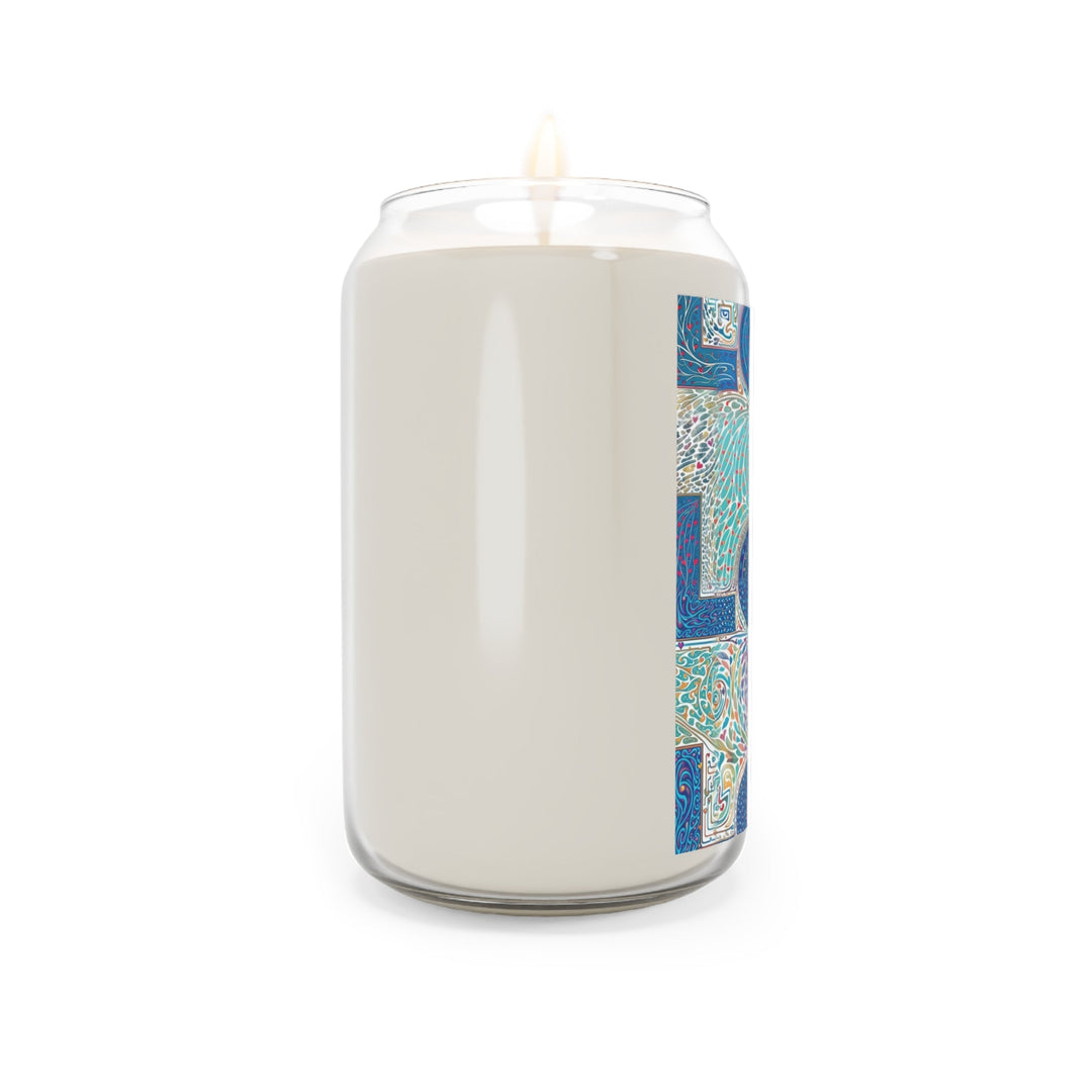 Intricate Love Mandala - Scented Candle - Home Decor - g(0D·IO) - Vanilla Bean - 13.75oz -