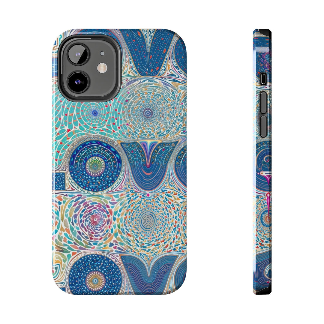 Intricate Love Mandala - Tough Phone Case - Phone Case - g(0D·IO) - iPhone 12 - -