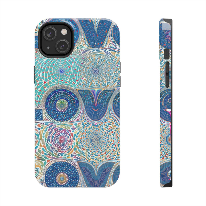 Intricate Love Mandala - Tough Phone Case - Phone Case - g(0D·IO) - iPhone 14 Plus - -