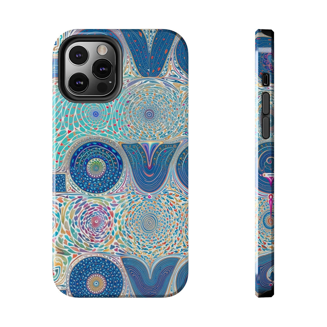 Intricate Love Mandala - Tough Phone Case - Phone Case - g(0D·IO) - iPhone 12 Pro - -