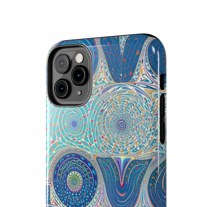 Intricate Love Mandala - Tough Phone Case - Phone Case - g(0D·IO) - iPhone 13 Mini - -