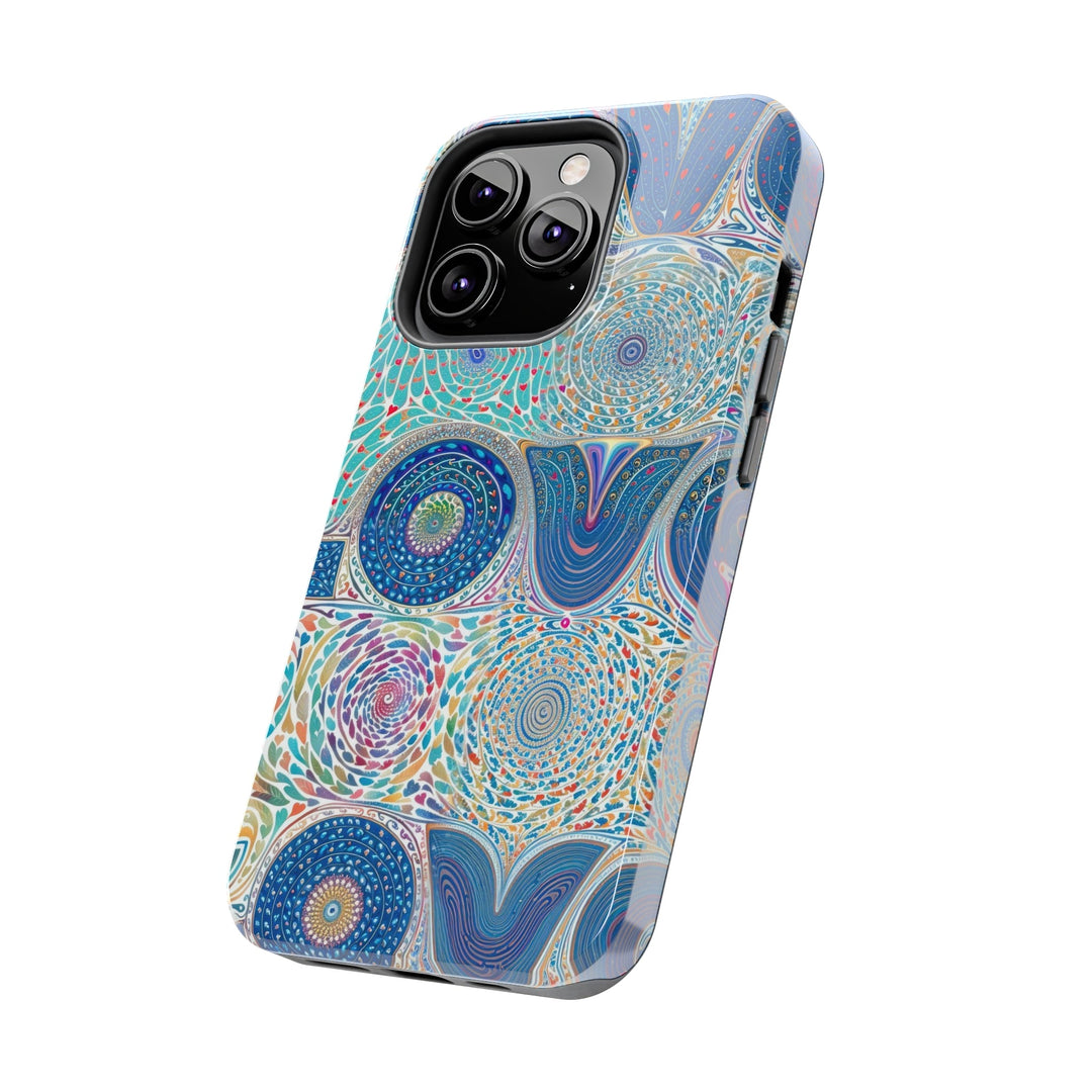 Intricate Love Mandala - Tough Phone Case - Phone Case - g(0D·IO) - iPhone 13 Mini - -