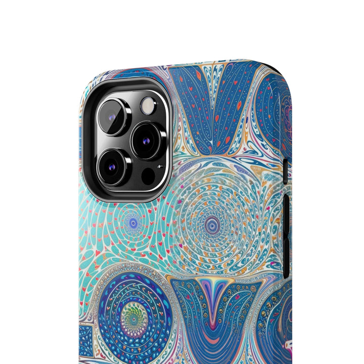 Intricate Love Mandala - Tough Phone Case - Phone Case - g(0D·IO) - iPhone 13 Mini - -