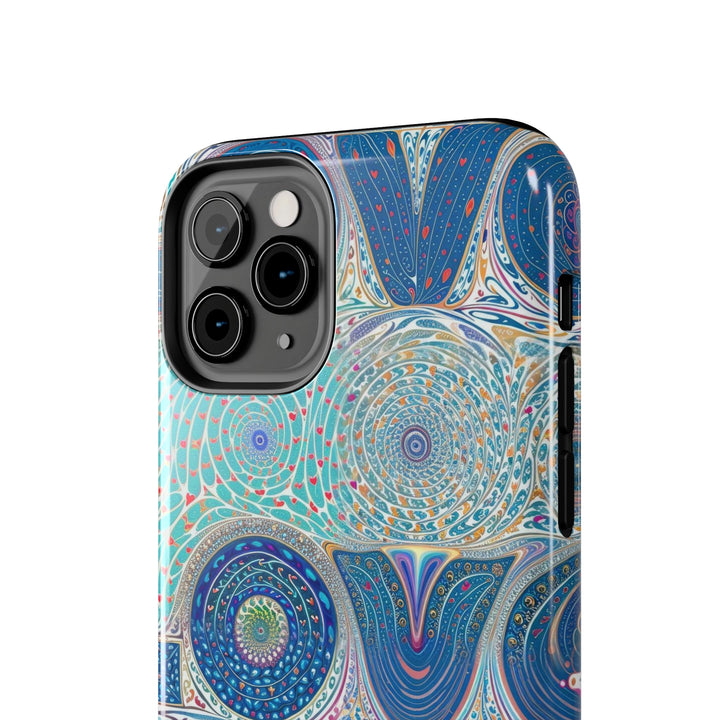 Intricate Love Mandala - Tough Phone Case - Phone Case - g(0D·IO) - iPhone 13 Mini - -