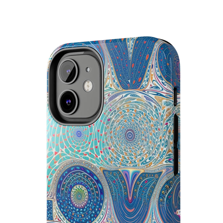 Intricate Love Mandala - Tough Phone Case - Phone Case - g(0D·IO) - iPhone 13 Mini - -