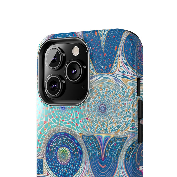 Intricate Love Mandala - Tough Phone Case - Phone Case - g(0D·IO) - iPhone 13 Mini - -