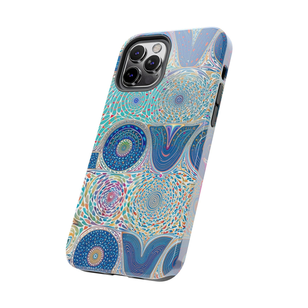 Intricate Love Mandala - Tough Phone Case - Phone Case - g(0D·IO) - iPhone 13 Mini - -