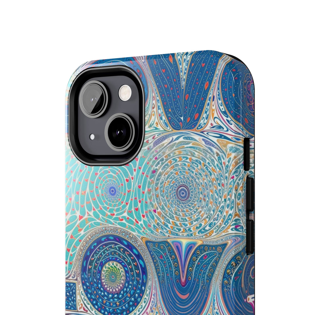 Intricate Love Mandala - Tough Phone Case - Phone Case - g(0D·IO) - iPhone 13 Mini - -