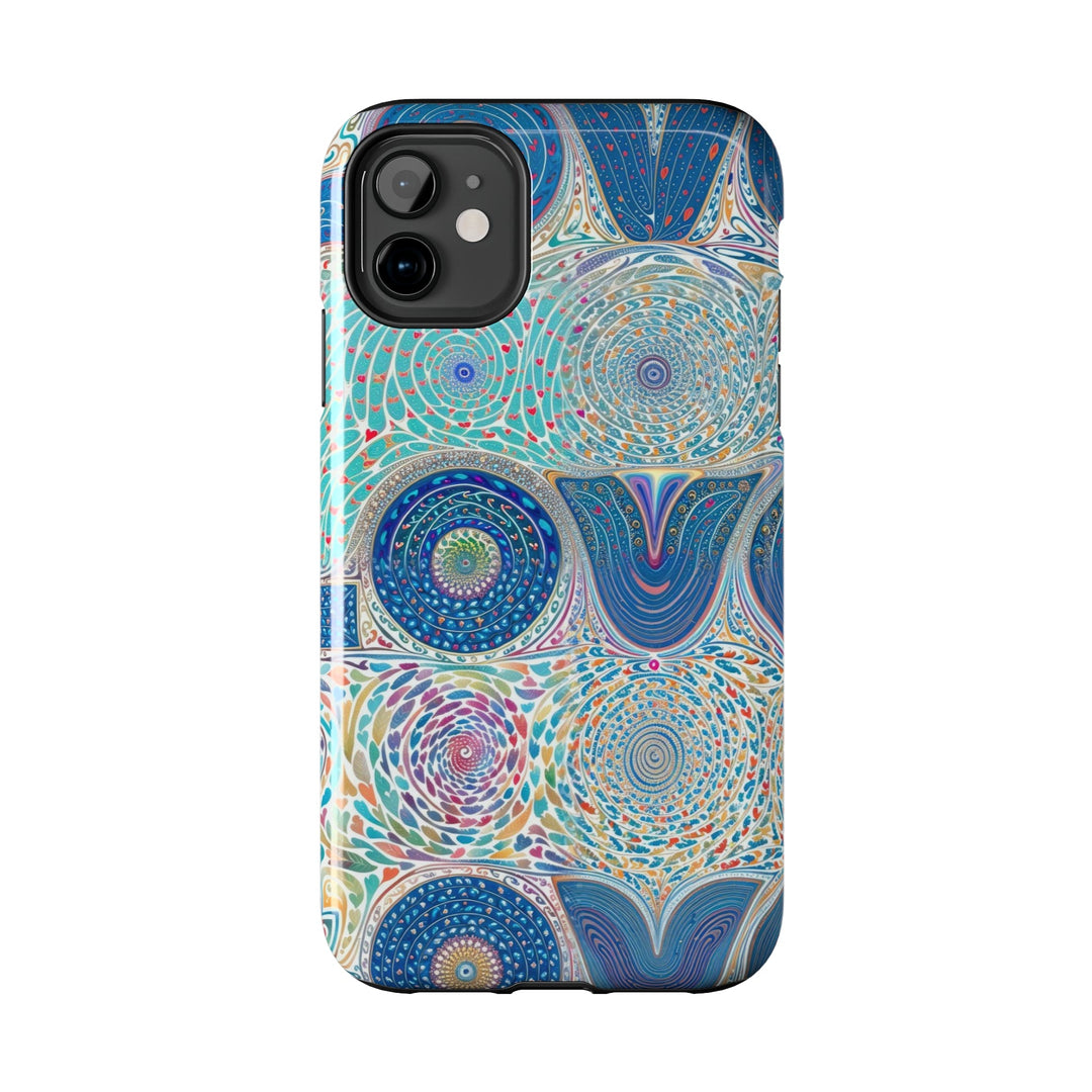 Intricate Love Mandala - Tough Phone Case - Phone Case - g(0D·IO) - iPhone 13 Mini - -