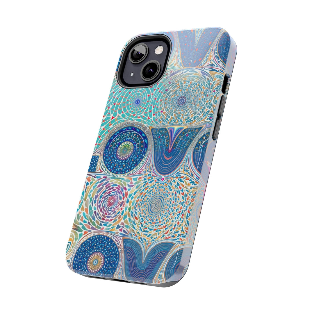 Intricate Love Mandala - Tough Phone Case - Phone Case - g(0D·IO) - iPhone 13 Mini - -