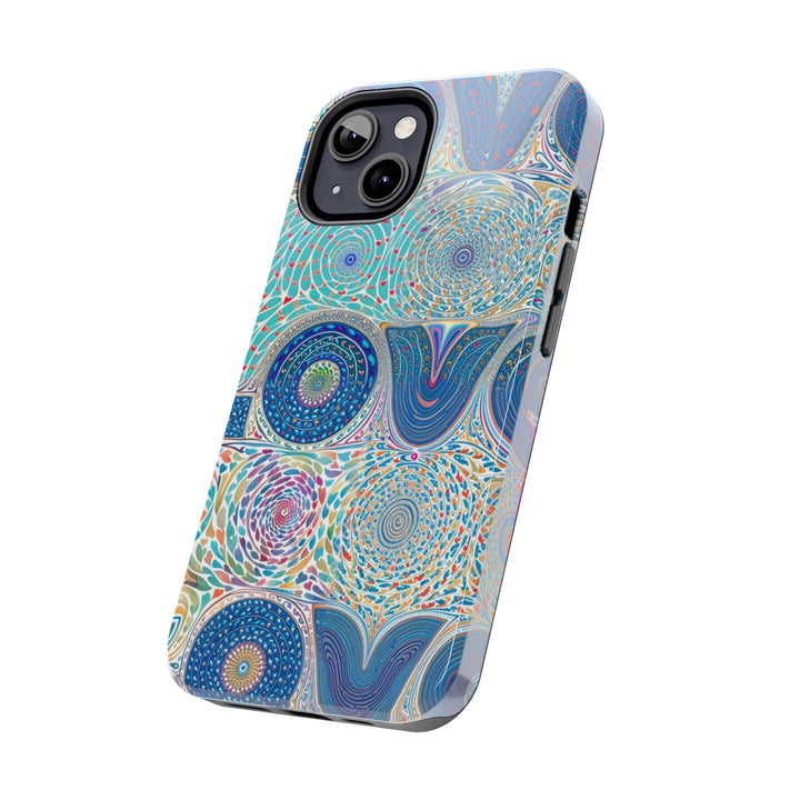 Intricate Love Mandala - Tough Phone Case - Phone Case - g(0D·IO) - iPhone 13 Mini - -