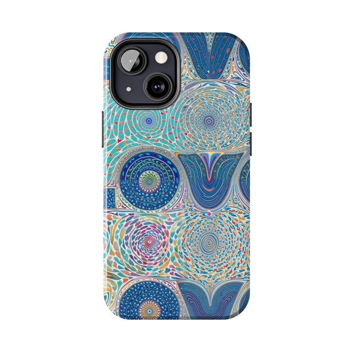 Intricate Love Mandala - Tough Phone Case - Phone Case - g(0D·IO) - iPhone 13 Mini - -