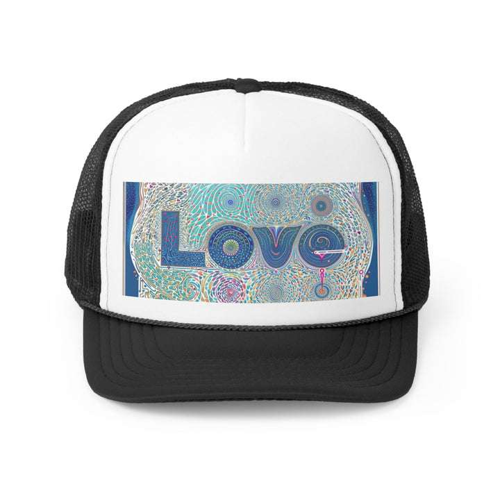 Intricate Love Mandala - Trucker Hat - Hats - g(0D·IO) - Black - One size -