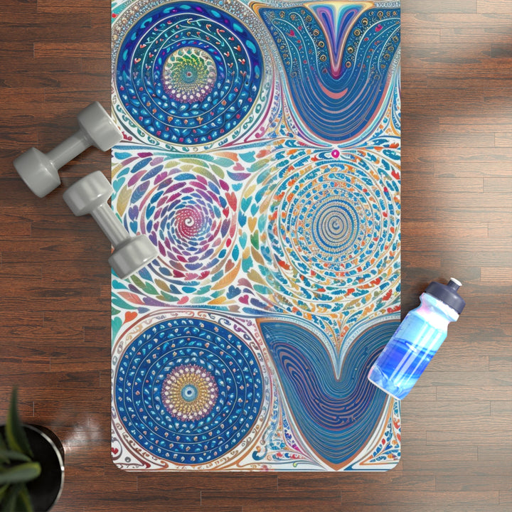 Intricate Love Mandala - Yoga Mat - Home Decor - g(0D·IO) - 24” x 68” - -