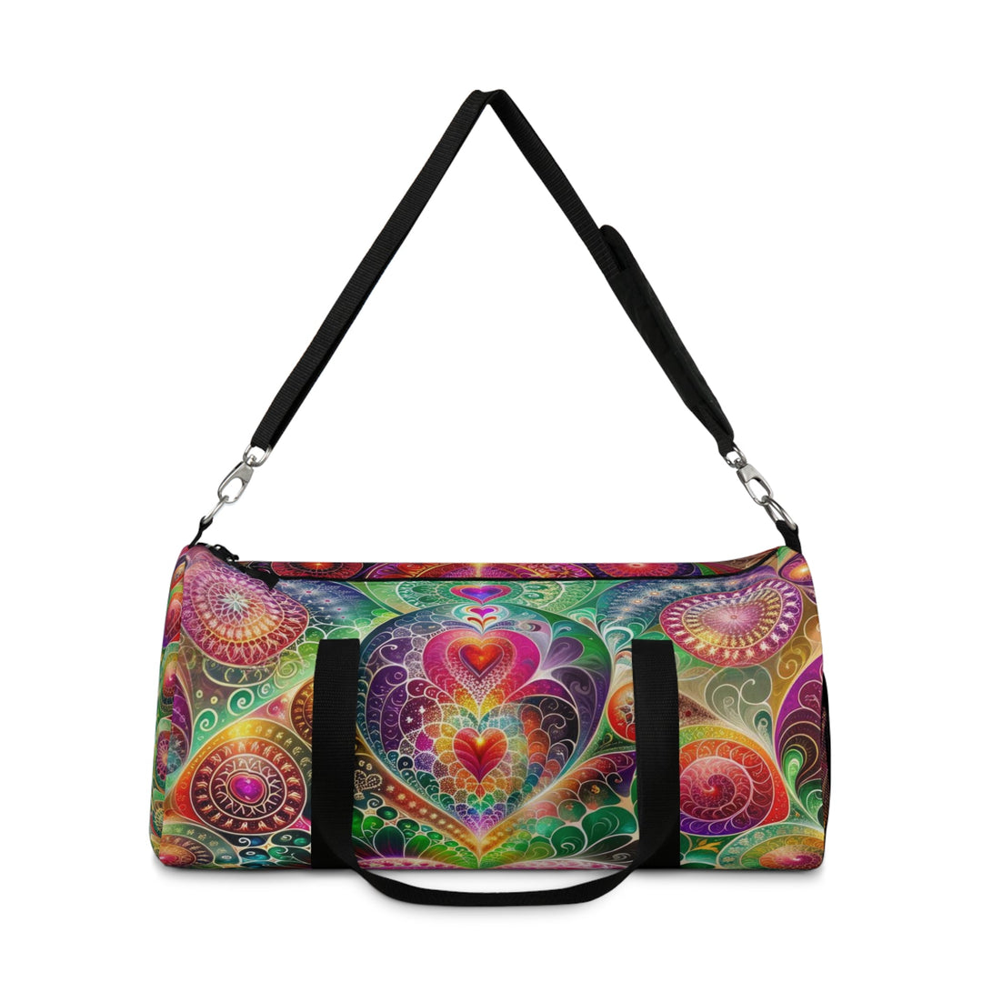 Kaleidoscopic Heart Symphony - Duffle Bag - Bags - g(0D·IO) - Large - -