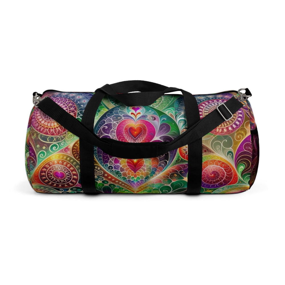 Kaleidoscopic Heart Symphony - Duffle Bag - Bags - g(0D·IO) - Large - -