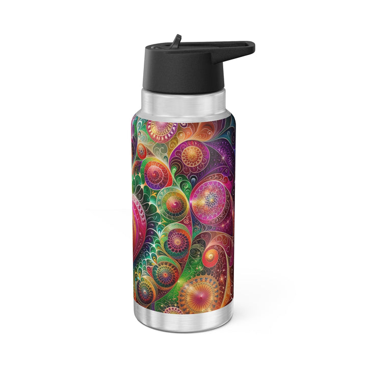 Kaleidoscopic Heart Symphony - Gator Tumbler 32oz - Mug - g(0D·IO) - Silver - 32oz -