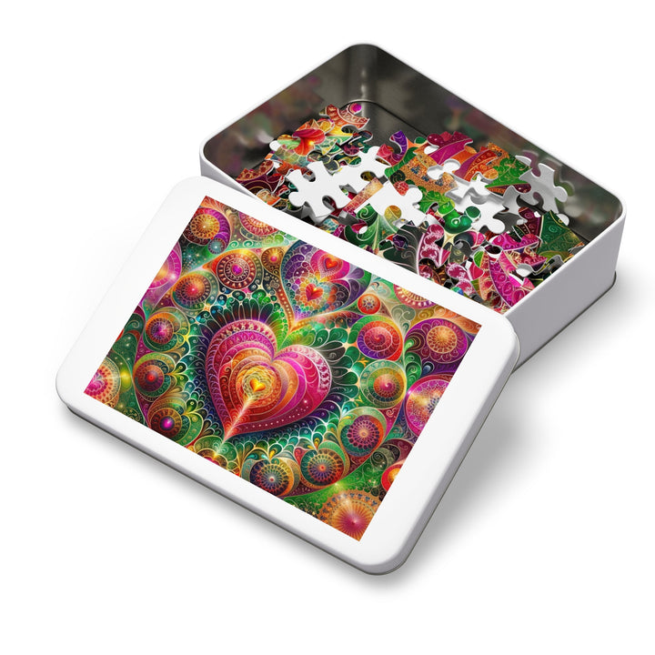 Kaleidoscopic Heart Symphony - Jigsaw Puzzle (100, 252, 500, 1000 pieces) - Puzzle - g(0D·IO) - 29.25" × 19.75" (1000 pcs) - -