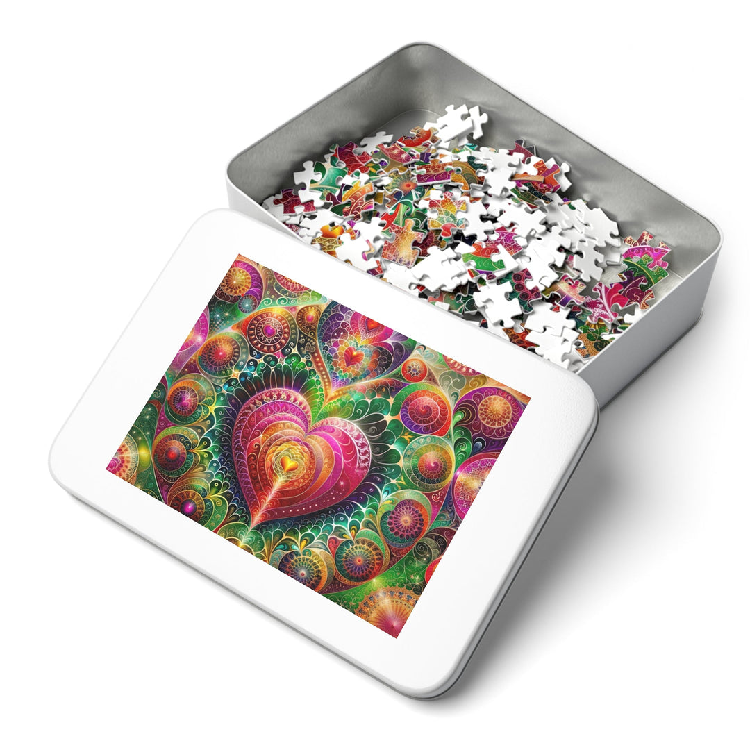 Kaleidoscopic Heart Symphony - Jigsaw Puzzle (100, 252, 500, 1000 pieces) - Puzzle - g(0D·IO) - 29.25" × 19.75" (1000 pcs) - -